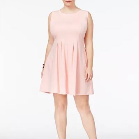 light pink casual dress